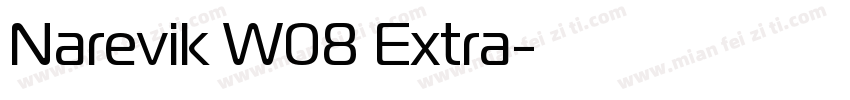 Narevik W08 Extra字体转换